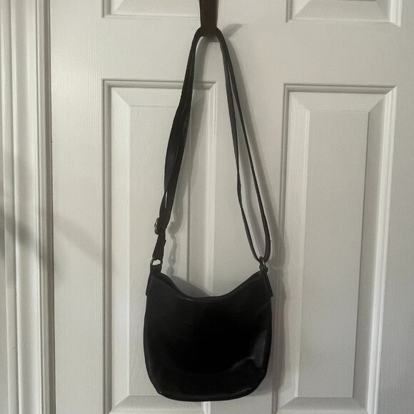 Latico Vintage Navy Blue Leather Braided Detail Crossbody Purse - Picture 2 of 11